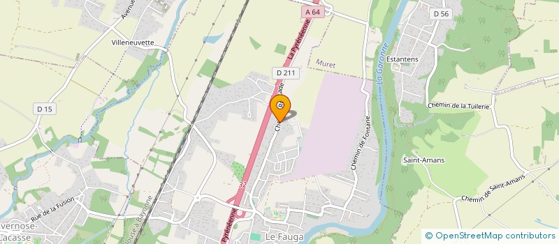 localisation de l'entreprise ACHP40  CARBONNE