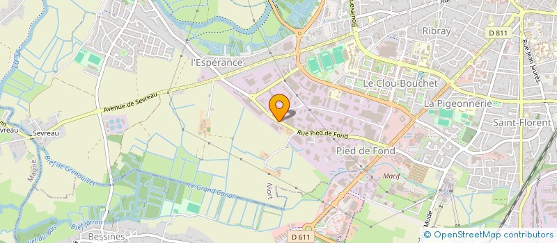 localisation de l'entreprise ACHPAC FINANCIERE  NIORT