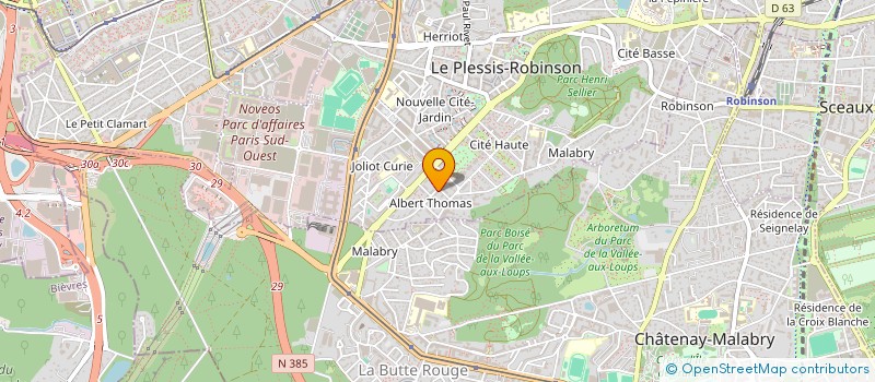 localisation de l'entreprise ACHTA CAPITAL  LE PLESSIS-ROBINSON