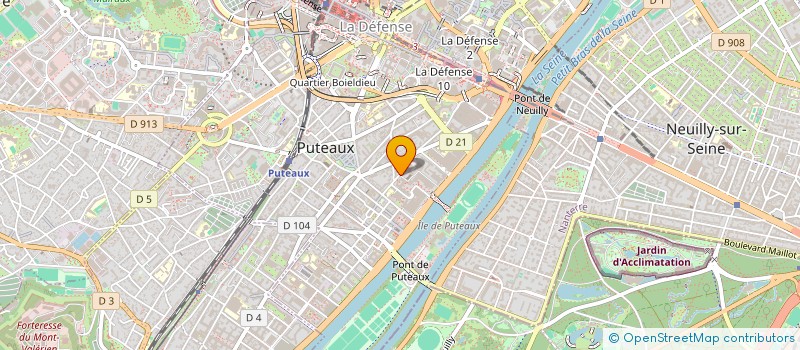 localisation de l'entreprise ACHTEK CONSULTING  PUTEAUX