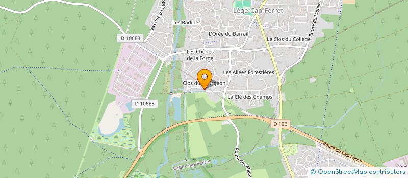 localisation de l'entreprise ACHUS EMEIS - SHOW . EVENT . CREATION  LEGE-CAP-FERRET