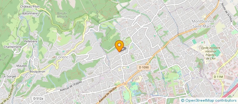 localisation de l'entreprise ACHV CONSTRUCTION à MEYLAN