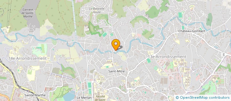 localisation de l'entreprise ACHVA INVEST  MARSEILLE