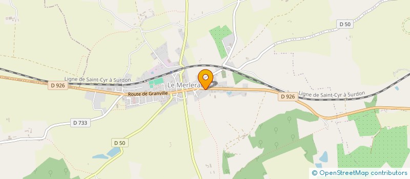 localisation de l'entreprise ACHX GENOUILLAC à LE MERLERAULT