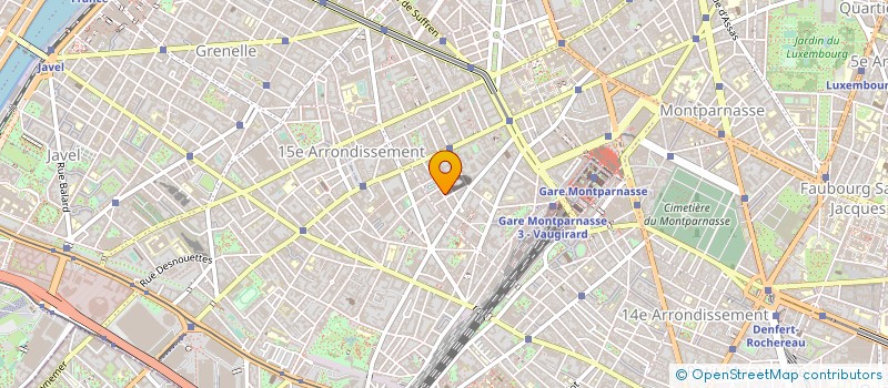 localisation de l'entreprise ACI  PARIS