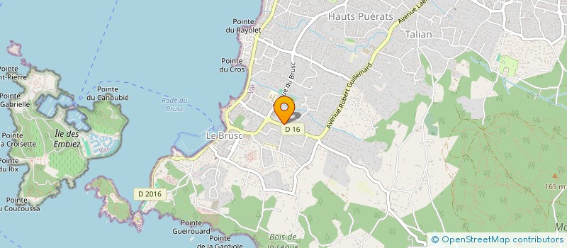 localisation de l'entreprise ACI 83 à SIX-FOURS-LES-PLAGES
