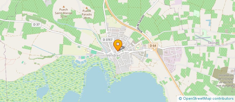 localisation de l'entreprise ACI  VENDRES