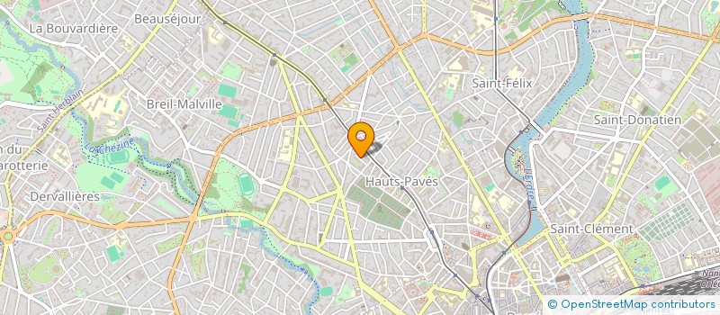 localisation de l'entreprise ACI à NANTES