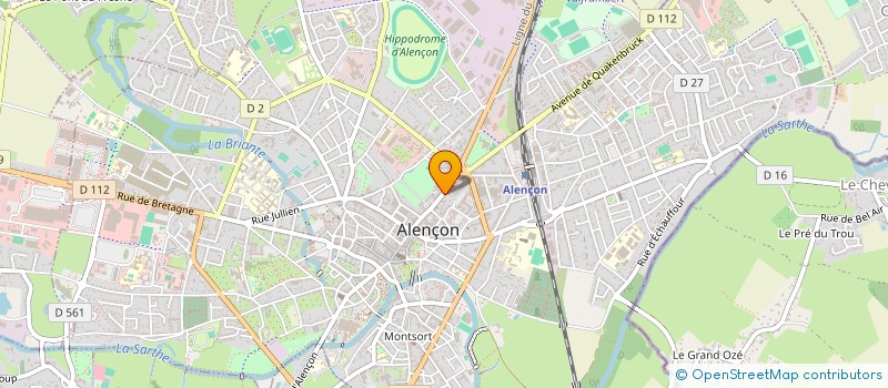 localisation de l'entreprise ACI ALENCON CONSEIL INFORMATIQUE à ALENCON