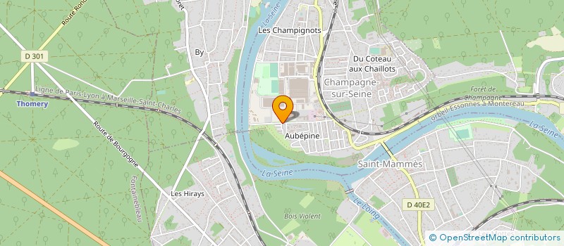localisation de l'entreprise ACI CHAMPAGNE SUR SEINE à CHAMPAGNE-SUR-SEINE