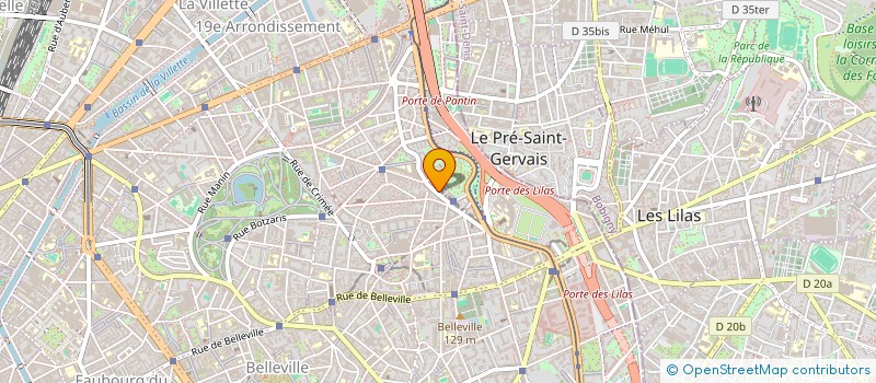 localisation de l'entreprise ACI ELECTRONIQUE  PARIS