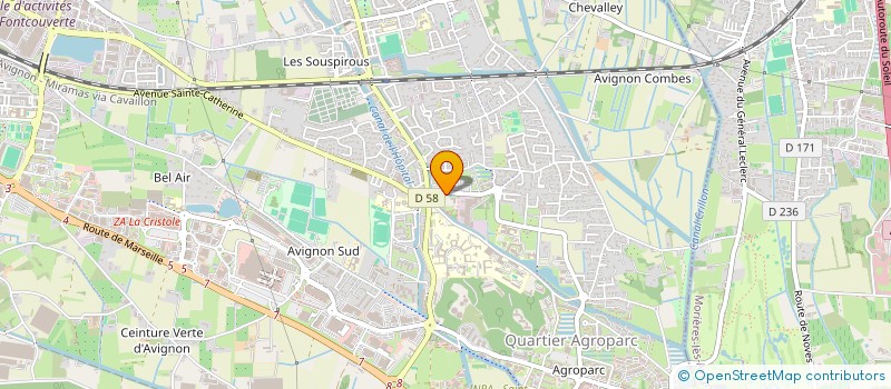 localisation de l'entreprise ACI IMMOBILIERE  AVIGNON