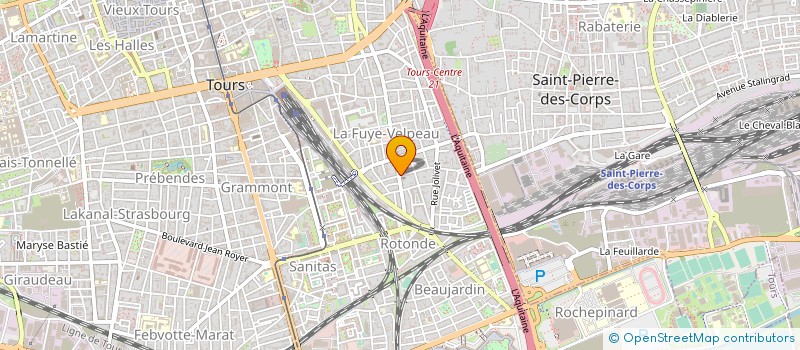 localisation de l'entreprise ACI PARTICIPATIONS  TOURS