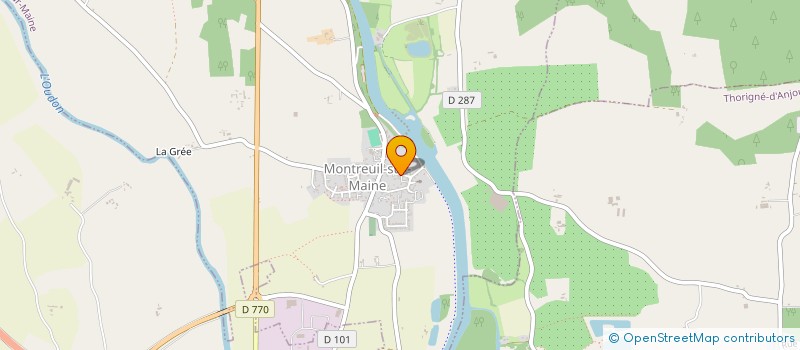 localisation de l'entreprise ACI PREZELIN  ERDRE-EN-ANJOU