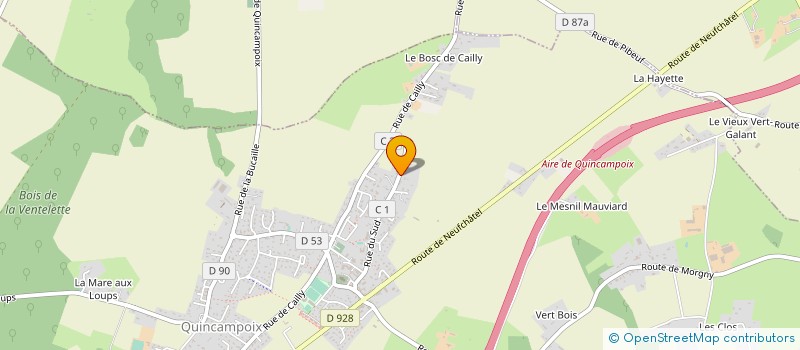 localisation de l'entreprise ACI SERVICES  ISNEAUVILLE