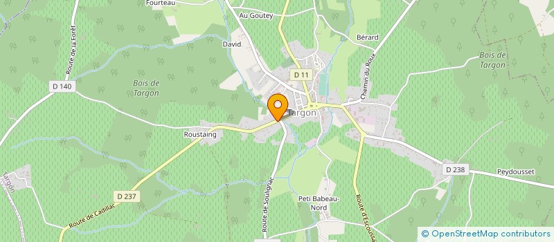 localisation de l'entreprise ACI SOUDURE  TARGON