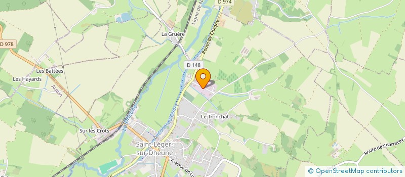 localisation de l'entreprise ACI2M à SAINT-LEGER-SUR-DHEUNE