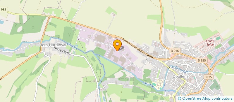 localisation de l'entreprise ACIA AUTOMOTIVE  DOULLENS