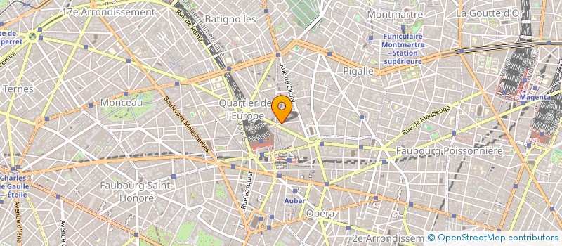 localisation de l'entreprise ACIAL MEDITERRANEE  PARIS