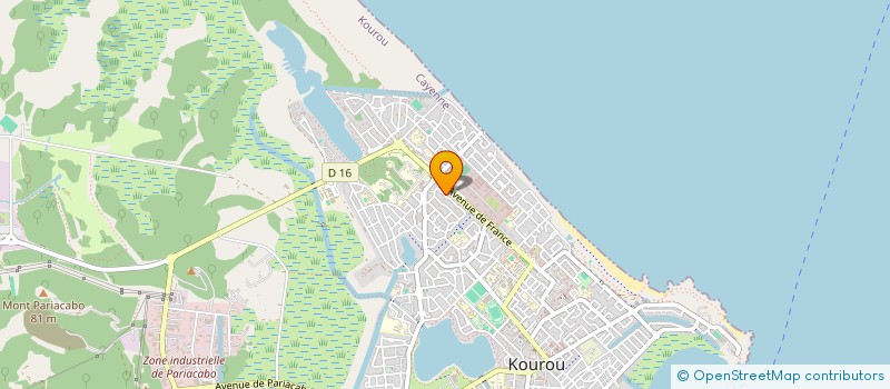localisation de l'entreprise ACIALE à KOUROU
