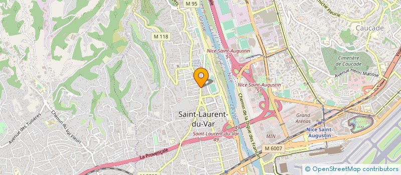 localisation de l'entreprise ACIALU SERVICES à SAINT-LAURENT-DU-VAR