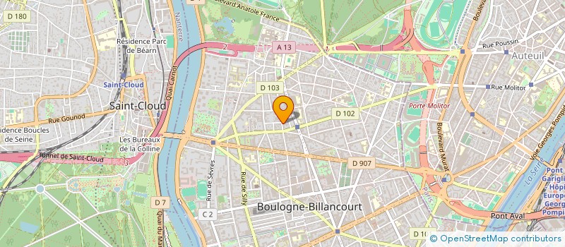 localisation de l'entreprise ACID à BOULOGNE-BILLANCOURT