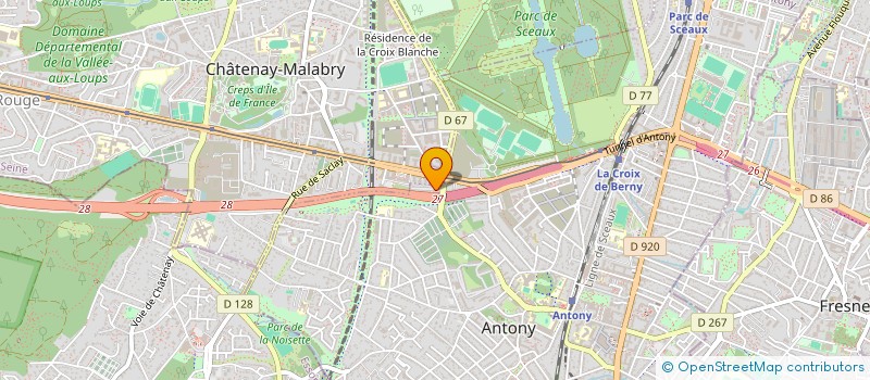 localisation de l'entreprise ACID à ANTONY