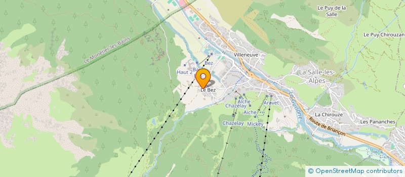 localisation de l'entreprise ACID CORPORATION  LA SALLE-LES-ALPES