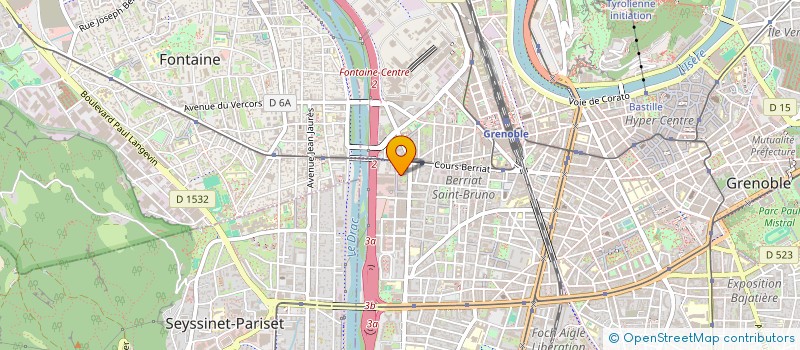 localisation de l'entreprise ACID CREATION à GRENOBLE