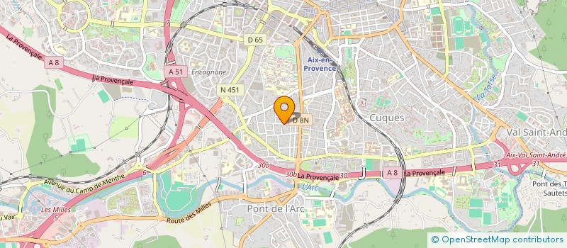localisation de l'entreprise ACID SERVICES à AIX-EN-PROVENCE
