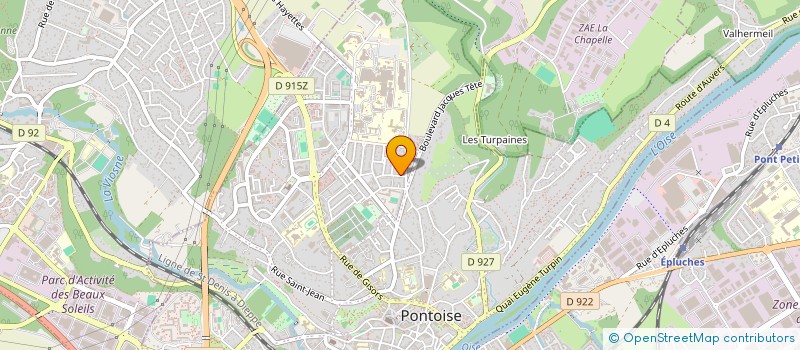 localisation de l'entreprise ACIDES AMINES PRODUCTION  ENNERY