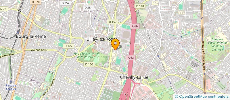 localisation de l'entreprise ACIDROP  L'HAY-LES-ROSES