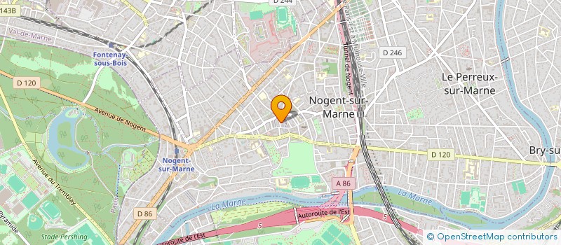 localisation de l'entreprise ACIDULE CHIARA'S à NOGENT-SUR-MARNE