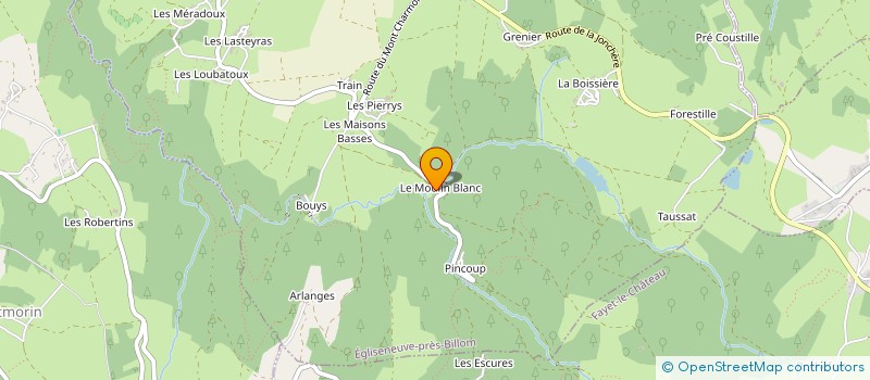 localisation de l'entreprise ACIER à EGLISENEUVE-PRES-BILLOM