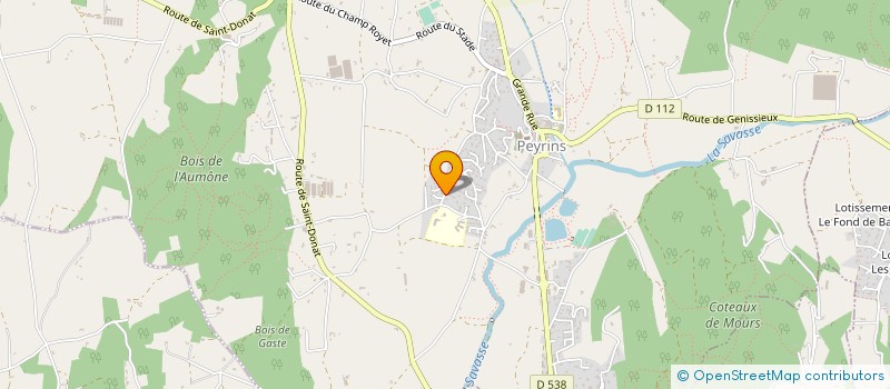 localisation de l'entreprise ACIER  PEYRINS