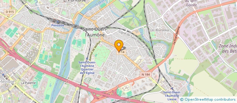 localisation de l'entreprise ACIER BATI EUROPE à SAINT-OUEN-L'AUMONE