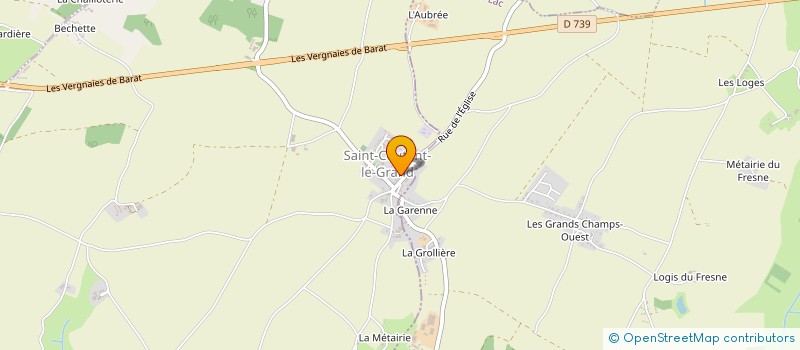 localisation de l'entreprise ACIER DECOR à SAINT-COUTANT-LE-GRAND