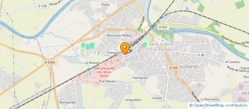 localisation de l'entreprise ACIER DIFFUSION ET SERVICES à SAINT-SULPICE-LA-POINTE