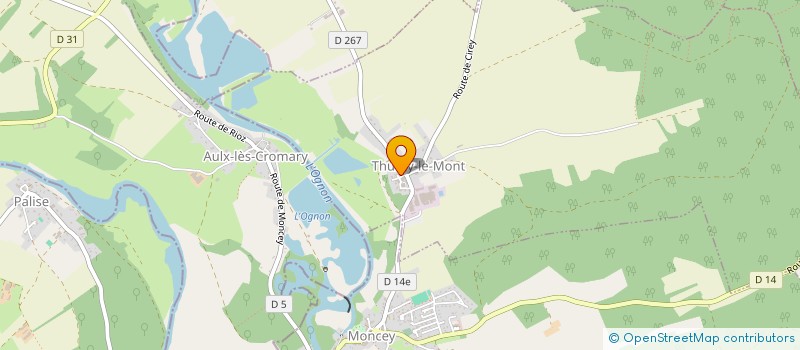 localisation de l'entreprise ACIER DOUBS à THUREY-LE-MONT