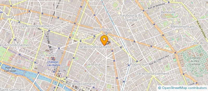 localisation de l'entreprise ACIER MERINGUE  PARIS