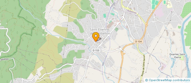 localisation de l'entreprise ACIER SERVICE SARL à SAINT-ETIENNE-DE-FONTBELLON