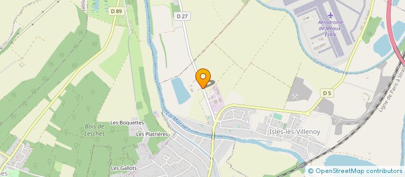 localisation de l'entreprise ACIERS DE PARIS à ISLES-LES-VILLENOY
