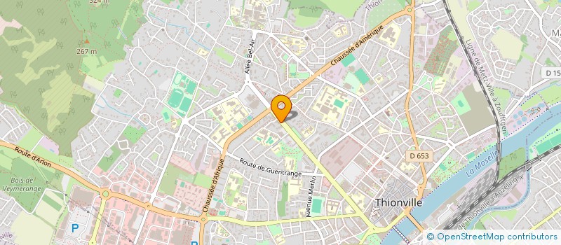 localisation de l'entreprise ACIERS HOFFMANN à THIONVILLE