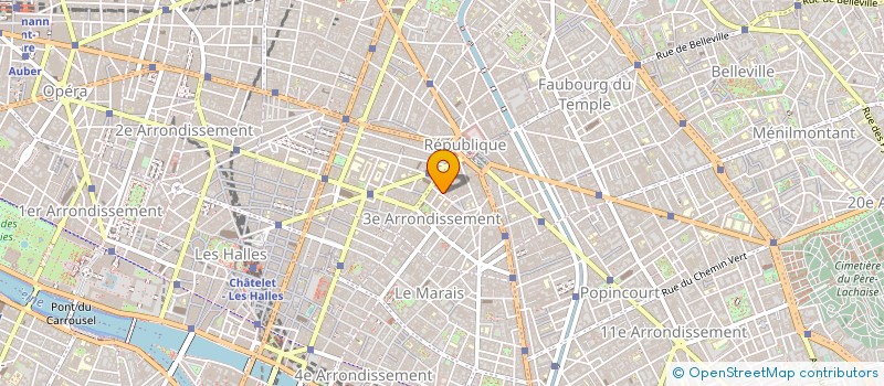 localisation de l'entreprise ACIEX à PARIS