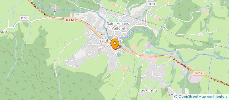 localisation de l'entreprise ACIFER CONCEPT à SAINT-AMANS-VALTORET