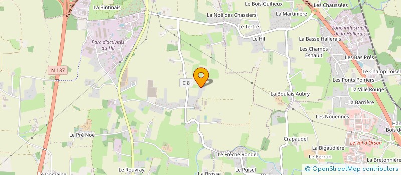 localisation de l'entreprise ACIGNE INVEST  NOYAL-CHATILLON-SUR-SEICHE