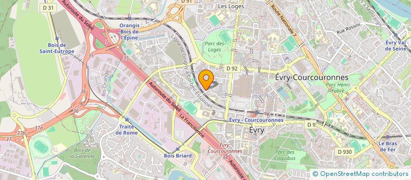 localisation de l'entreprise ACIL à EVRY-COURCOURONNES