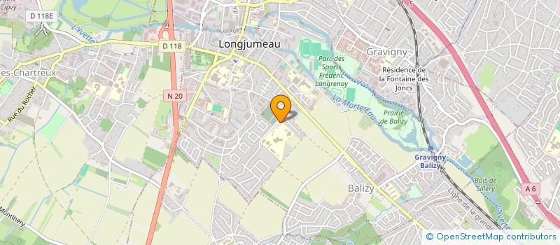 localisation de l'entreprise ACIL770 à LONGJUMEAU