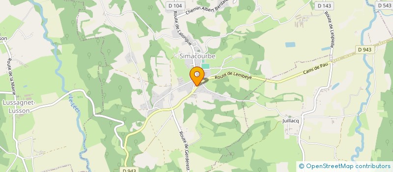 localisation de l'entreprise ACILECTA  SIMACOURBE