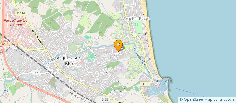 localisation de l'entreprise ACIMA à ARGELES-SUR-MER